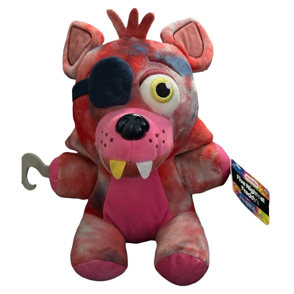 FUNKO Five Nights At Freddys Tie-Dye Foxy FNAF Plush Lot Of‎ 2